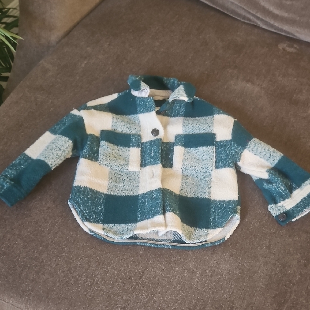 GAP Kids Green and White Jacket.